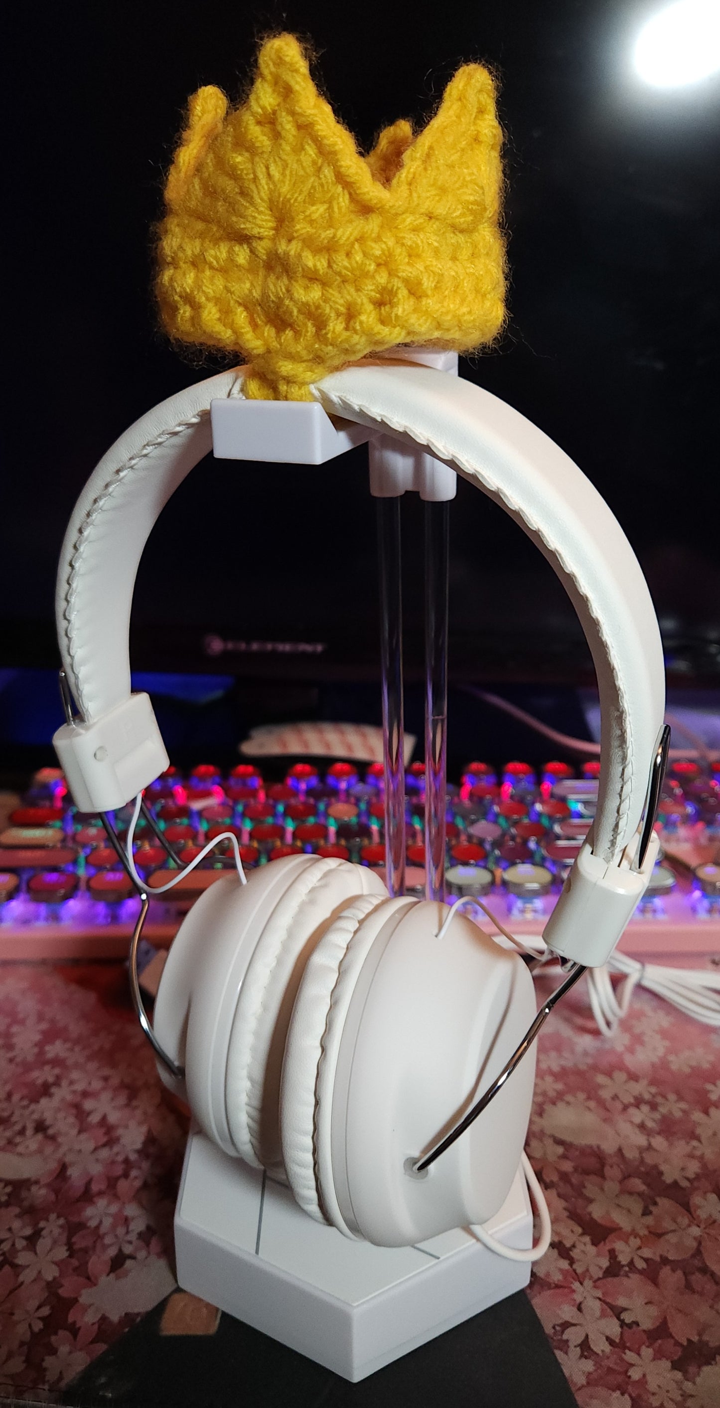 Crochet Crown For Headphones